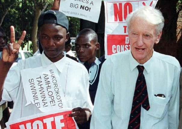 Ex-Rhodesian PM Ian Smith, pictured in 2000. Smith died over five years ago, but has just been taken off the voters' roll. Picture: AP