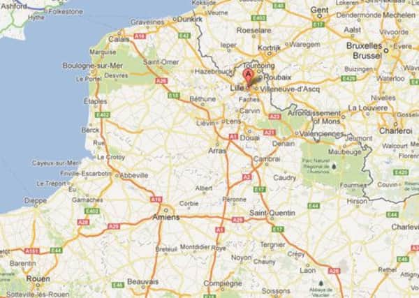 Mr Nayet was being taken to a hospital in Lille when the incident occurred. Picture: Google Maps