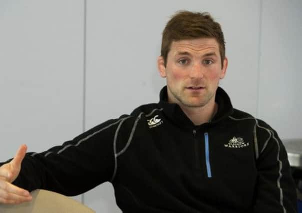 John Barclay speaks to the press about Glasgow Warriors' next fixture against Ospreys. Picture: SNS