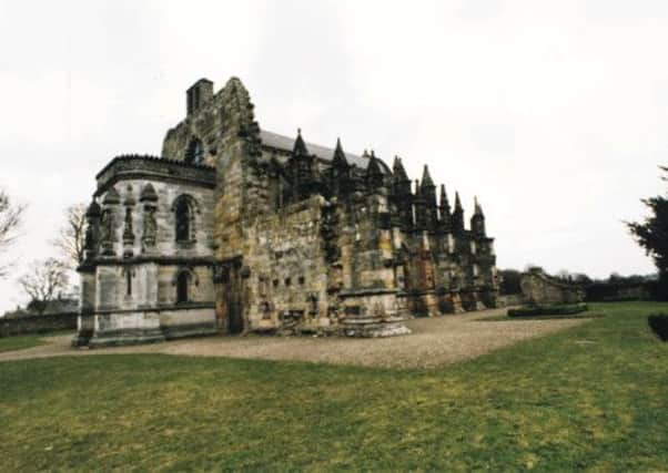 Rosslyn Chapel in Roslin, Midlothian. Work is nearing completion on a major refurbishment. Picture: TSPL