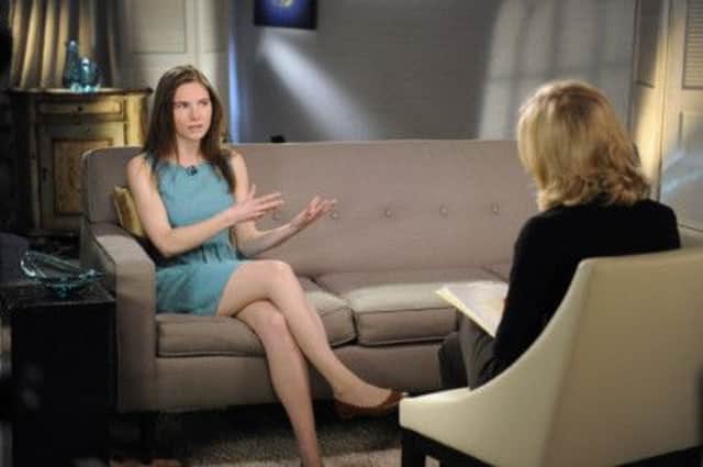 Amanda Knox wants to set the record straight. Picture: AP