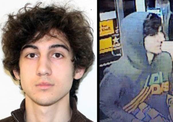 Suspected bomber Dzhokhar Tsarnaev, who is being hunted by police. His elder brother died in last night's gunfight. Picture: AP