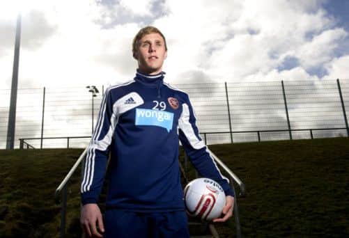 Kevin McHattie is one of the youngsters who have benefitted from Hearts off-field troubles. Picture: SNS