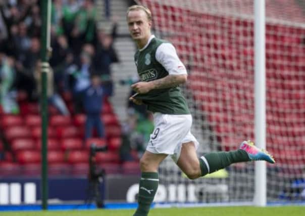 Leigh Griffiths is closing in on becoming the first Hibs player in 40 years to score 30 goals in a season. Picture: SNS
