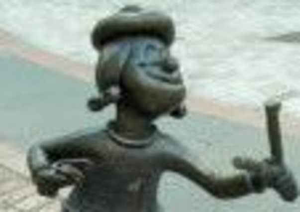 Minnie the Minx: The Beano characters Dundee statue. Picture: Contributed