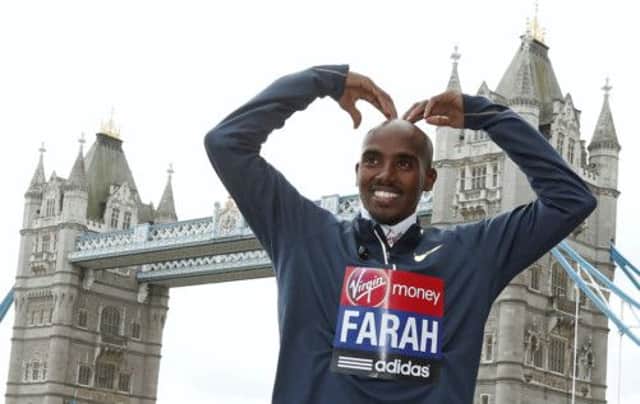Mo Farah has taken stick for planning to run only half of todays marathon. Picture: Reuters