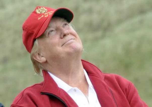 Donald Trump's advert is set to be banned later this week. Picture: Phil Wilkinson