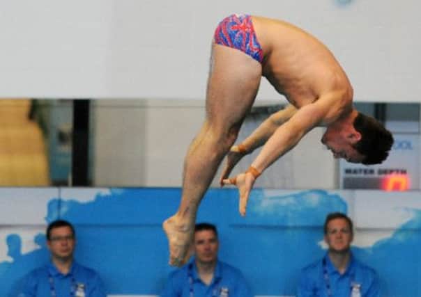 Tom Daley competing in the Diving World Series 2013. Picture: Ian Rutherford