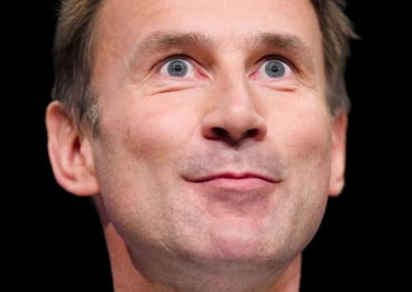 Jeremy Hunt: Fired warning to RCN over nurse training reform criticisms. Picture: Getty