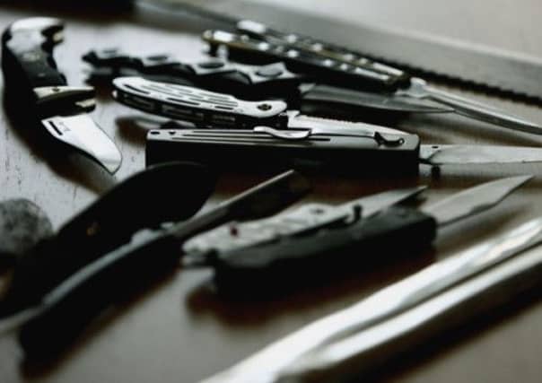 Police Scotland will use stop and search tactics to target knife crime. Picture: Getty