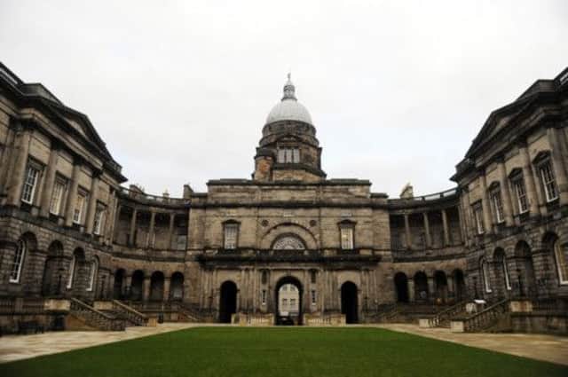 Edinburgh University Old College Quadrangle. Picture: Greg Macvean