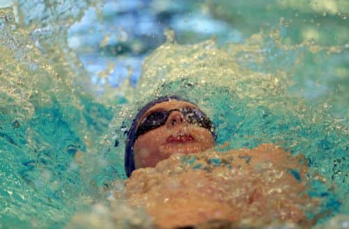 Duncan Scott: Trains 14 hours a week in the Strathallan pool. Picture: Contributed