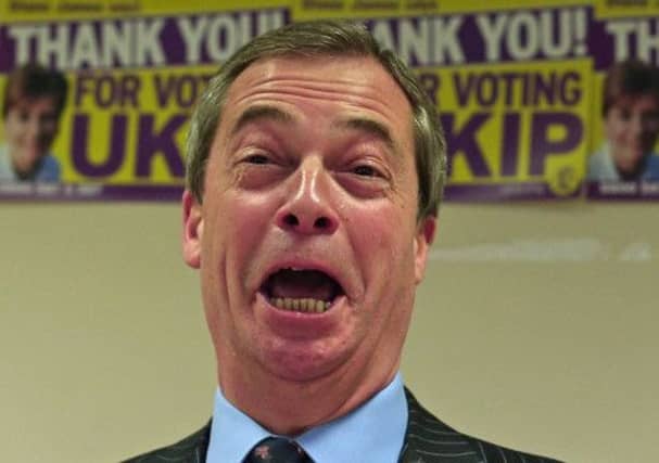 'Either you're independent or you're not': Nigel Farage had some advice for Alex Salmond today. Picture: Getty
