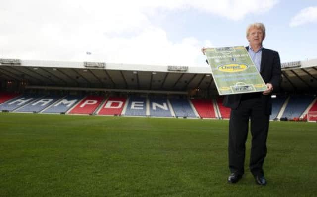 Gordon Strachan helps launch the PFA Scotland Manager of the Year award. Picture: SNS