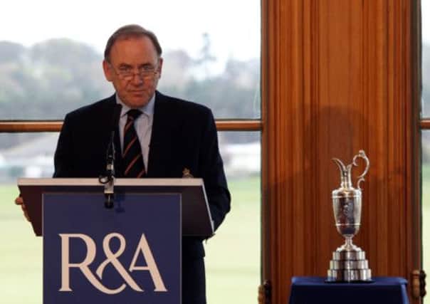 R&A chief executive Peter Dawson insists Muirfield deserves to be hosting the Open for the first time since Ernie Els claimed victory in 2002. Picture: Getty