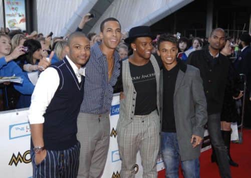 JLS at the MOBO awards in Glasgow in 2009. Picture: Robert Perry