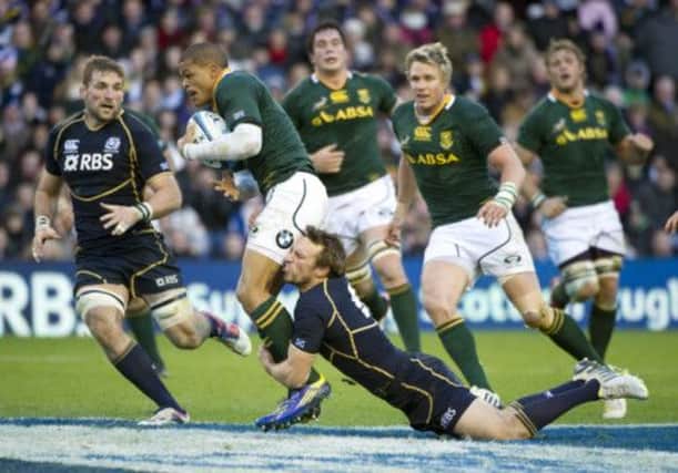 Scotland will face South Africa at Murrayfield as they did last year (pictured). Picture: PA