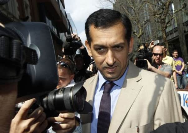 Mahmood Al Zarooni arrives for his disciplinary panel hearing at the British Horseracing Authority HQ in London. Picture: Reuters