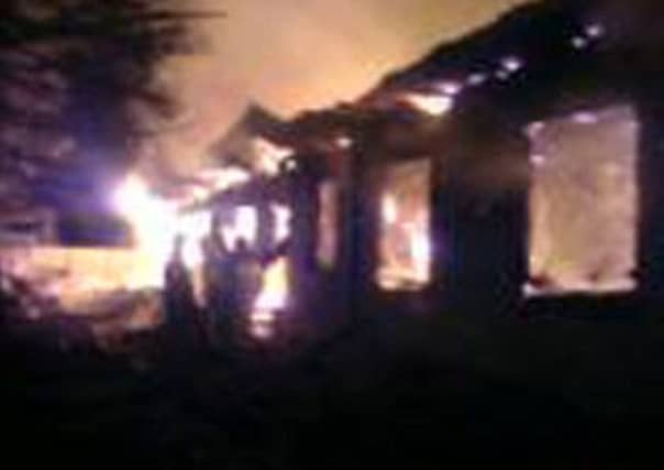 The fire was thought to have been started by an electrical short circuit. Picture: Russian Emergencies Ministry