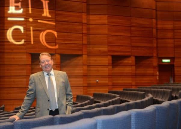 Hans Rissman inside the new part of the EICC and the Pentland Suite. Picture: Neil Hanna