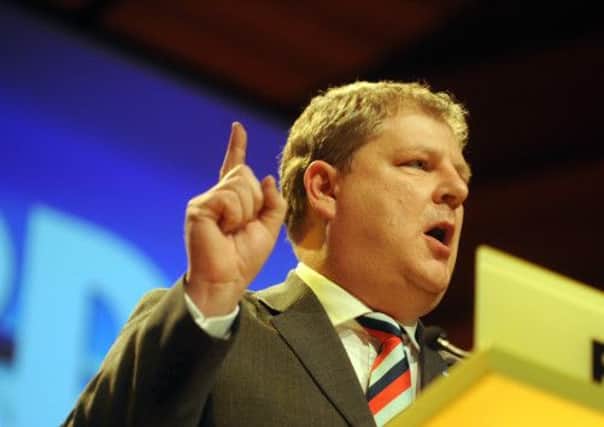 Angus Robertson also claimed that Scots and English would not regard each other as 'foreigners' in the event of a 'Yes' vote. Picture: Dan Phillips
