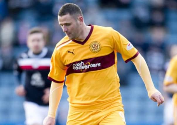 PFA award nominee Michael Higdon in action for Motherwell. Picture: SNS