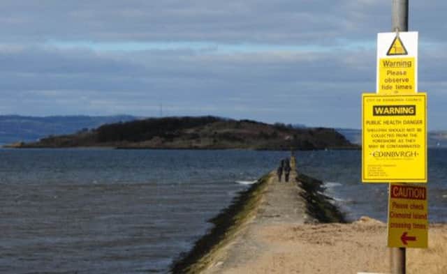 The group had to be rescued from Cramond Island. Picture: Ian Rutherford