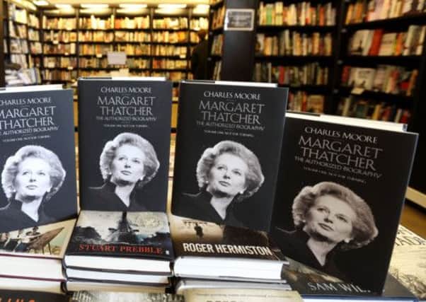 Moore's biography of Thatcher went on sale this week. Picture: PA