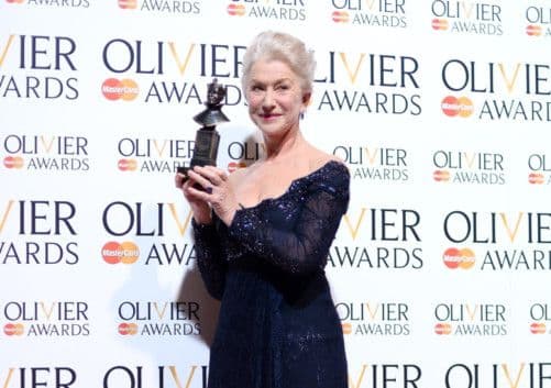 Olivier Awards: Helen Mirren wins for Queen role