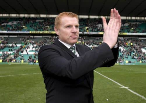 Celtic manager Neil Lennon compared Shiels to the character from The Office. Picture: SNS