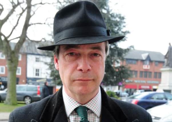 Ukip leader Nigel Farage. Picture: PA