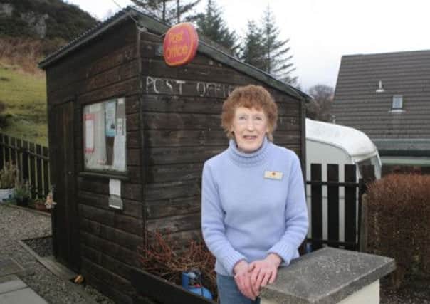 Esther Brauer's post office at Kylesku, one of those bidding for the title of smallest in Scotland. Picture: Peter Jolly