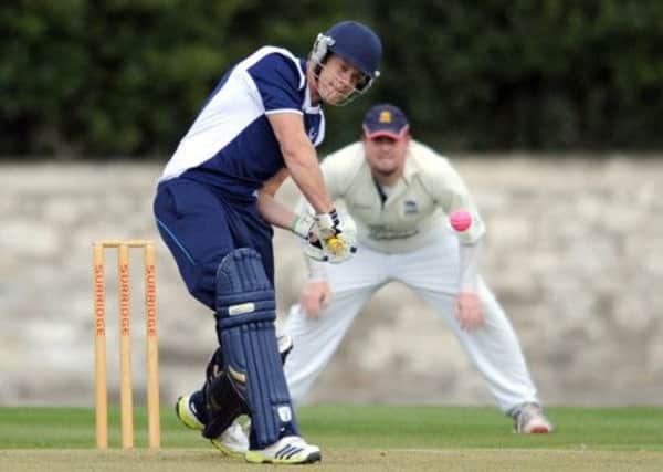 George Munsey plays a shot for Grange. Picture: Jane Barlow