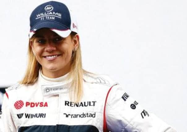 Williams F1 driver Susie Wolff of Great Britain. Picture: Getty