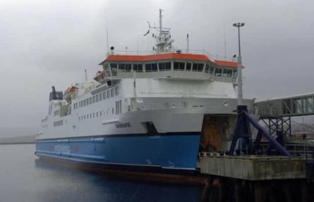 The Hamnavoe ferry, which is expected to be out of action for at least the next month. Picture: Donald MacLeod/TSPL