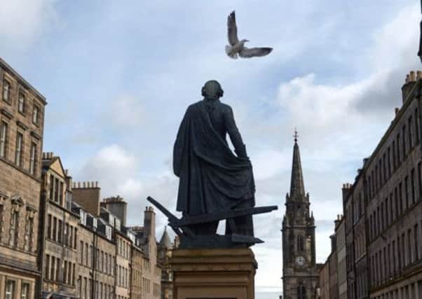 Seagull-proof bins are to be introduced into the Old Town - picture Edinburgh's Royal Mile. Picture: Phil Wilkinson