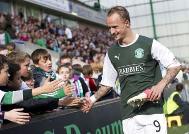 Leigh Griffiths: Pulled aside over Twitter use. Picture: SNS
