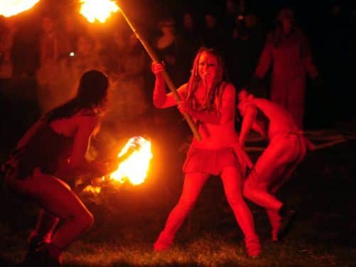 The Beltane Fire Festival. Picture: Ian Rutherford