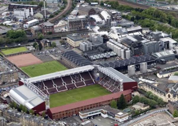 Hearts' Tynecastle Stadium. Picture: SNS