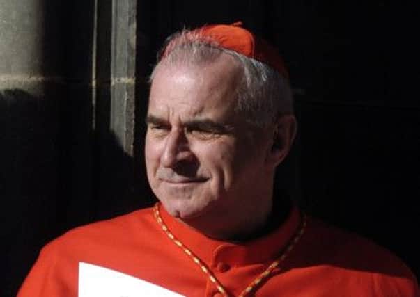 Cardinal Keith O'Brien has moved to a church-owned property. Picture: Jane Barlow