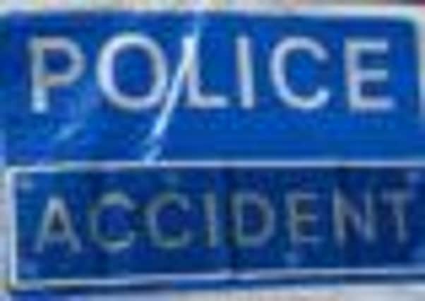 The lorry driver was taken to hospital after the accident