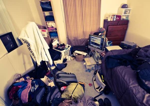 A bedroom in a 'bit of a guddle'. Picture: Daniel Hoherd/CC