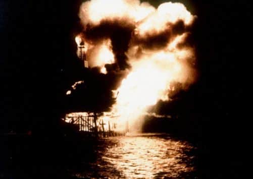 Piper Alpha: 167 workers died. Picture: contributed