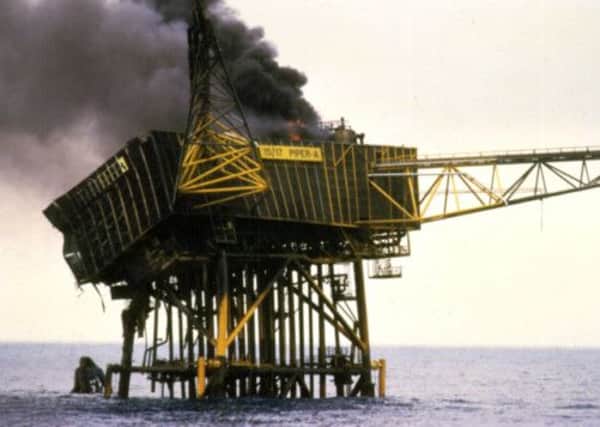 The Piper Alpha oil rig disaster killed 167 people. Picture: PA