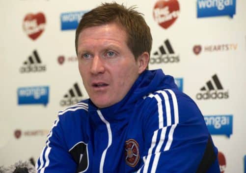 Gary Locke says that his main focus is what happens on the pitch. Picture: SNS