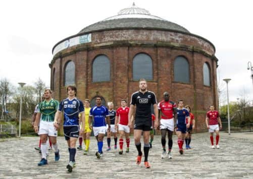 The captains of this weekend's Emirates Airline Glasgow 7s teams. Picture: SNS