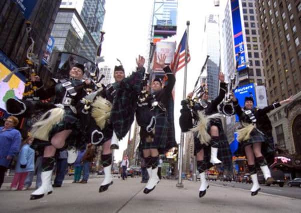 Scotland's care-free days, shown on the likes of Tartan Day, may be over. Picture: Donald Macleod