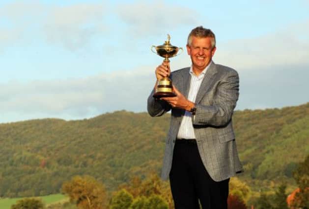Colin Montgomerie will be inducted into the Hall of Fame tomorrow. Picture: Getty