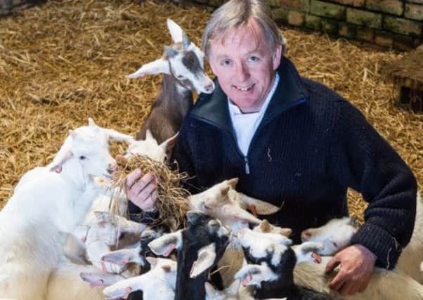 Mike Muir, who runs Cookschool.com near Biggar, will raise male goats for meat. Picture: Ian Georgeson