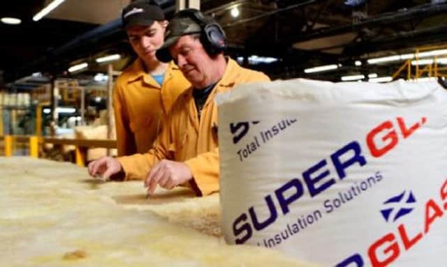 Superglass workers at their factory in Stirling. Picture: Contributed